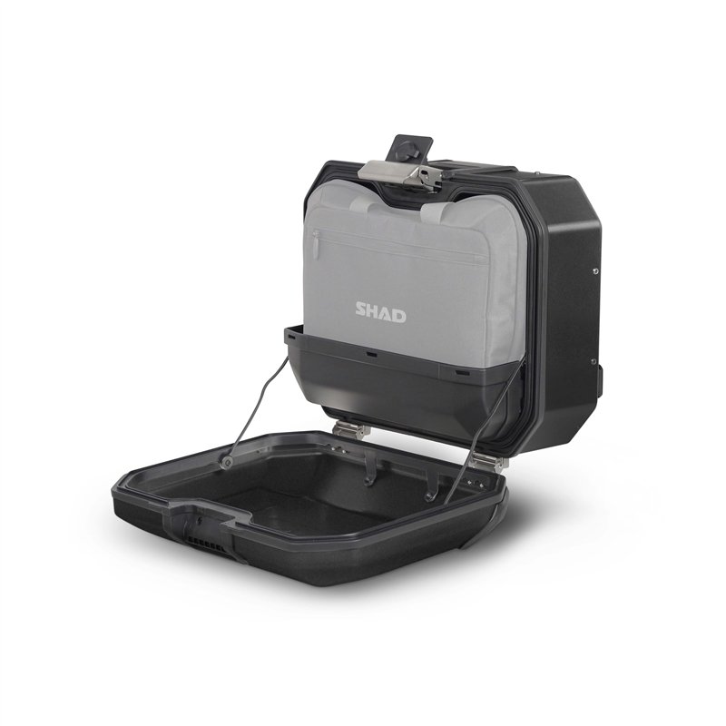 MALETA IZQUIERDA ALUMINO SHAD TERRA BLACK 36L