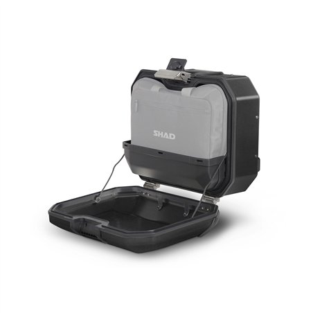 MALETA IZQUIERDA ALUMINO SHAD TERRA BLACK 36L