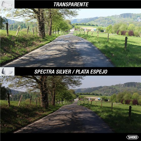 SHOEI RECAMBIO SHOEI PANTALLA CNS-2 PLATA ESPEJO | RECAMBIO CASCO