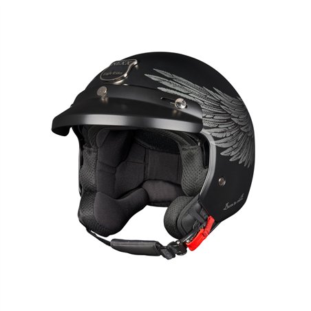CASCO NEXX Y.10 EAGLE RIDER NEGRO GRIS MATE