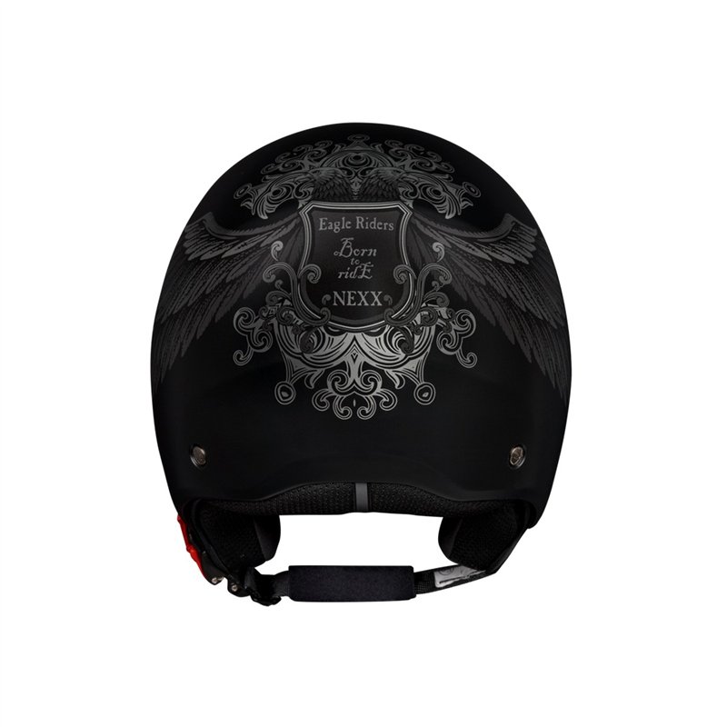 CASCO NEXX Y.10 EAGLE RIDER NEGRO GRIS MATE