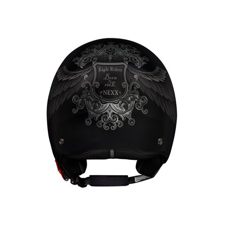CASCO NEXX Y.10 EAGLE RIDER NEGRO GRIS MATE