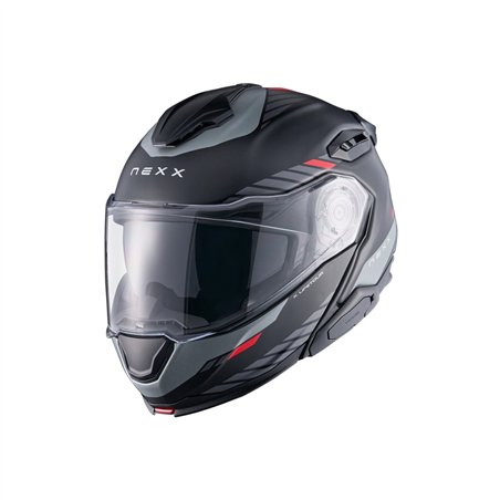 CASCO NEXX X LIFETOUR GLOBE NEGRO ROJO MATE