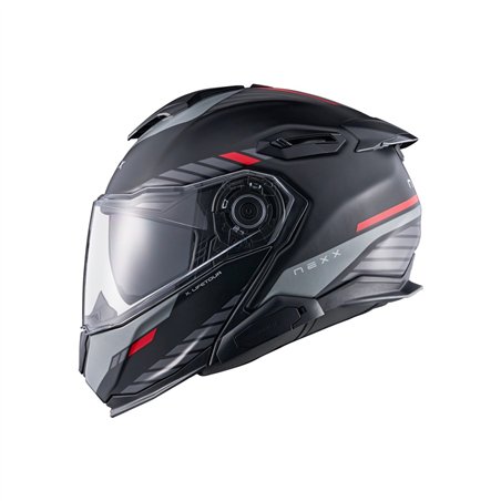 CASCO NEXX X LIFETOUR GLOBE NEGRO ROJO MATE