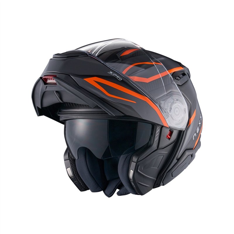 CASCO NEXX X.LIFETOUR PRO MILE NARANJA GRIS MATE