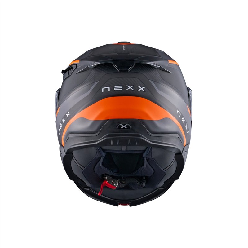 CASCO NEXX X.LIFETOUR PRO MILE NARANJA GRIS MATE