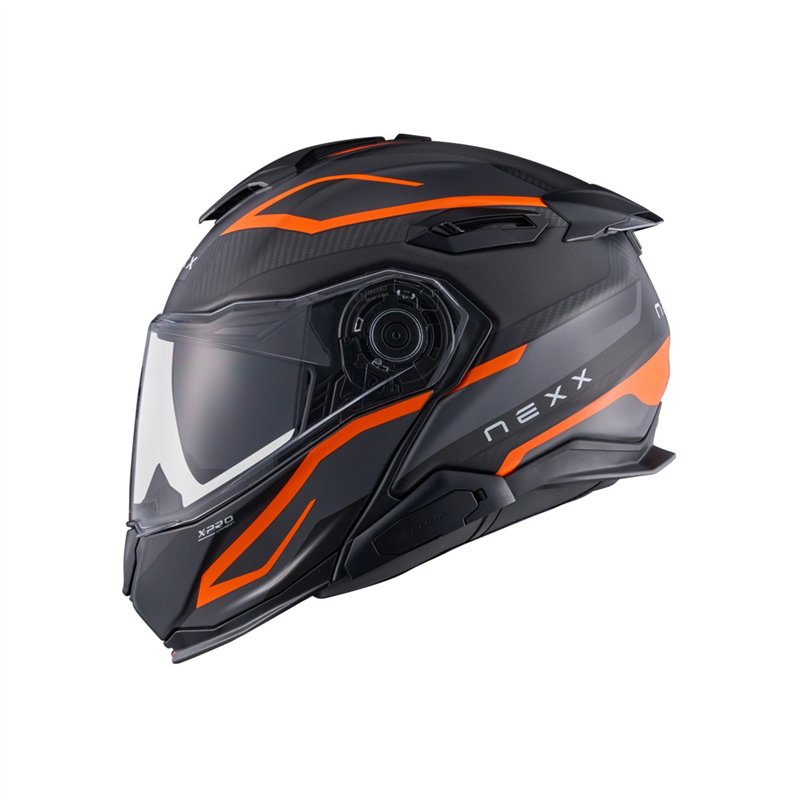 CASCO NEXX X.LIFETOUR PRO MILE NARANJA GRIS MATE