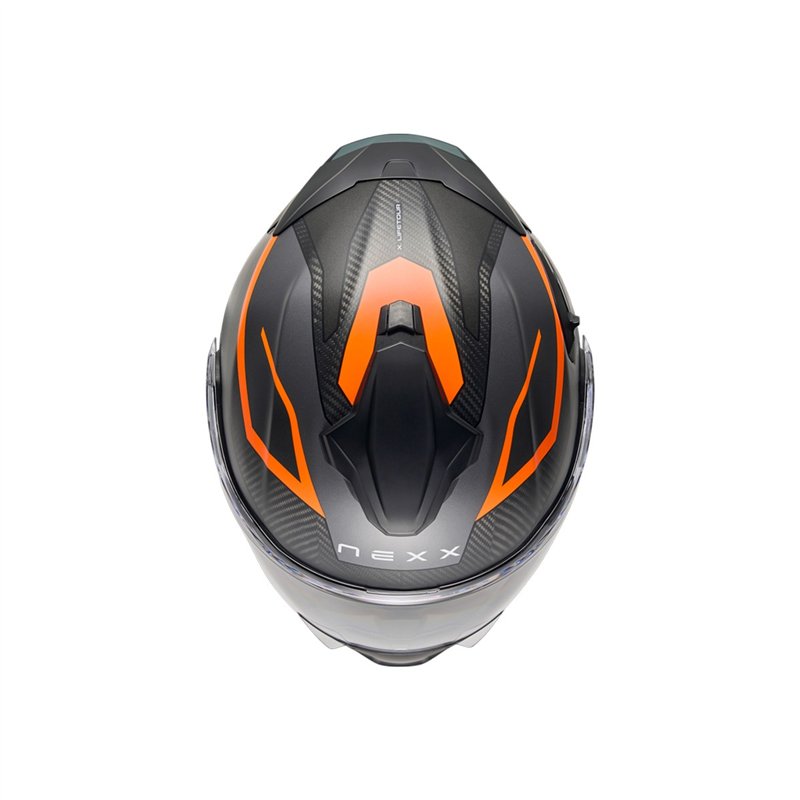 CASCO NEXX X.LIFETOUR PRO MILE NARANJA GRIS MATE