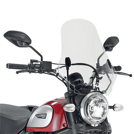 DUCATI Scrambler 400 (16 21) CÚPULA GIVI TRANSPARENTE