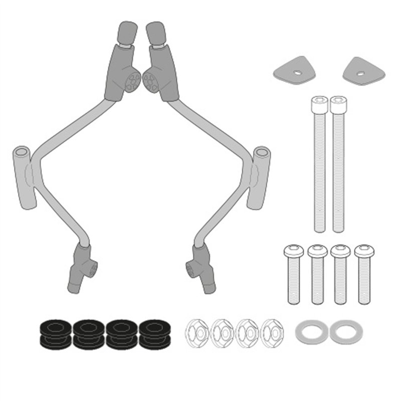 PIAGGIO Beverly 300-310-400 HPE (21 25) ANCLAJES CÚPULA GIVI