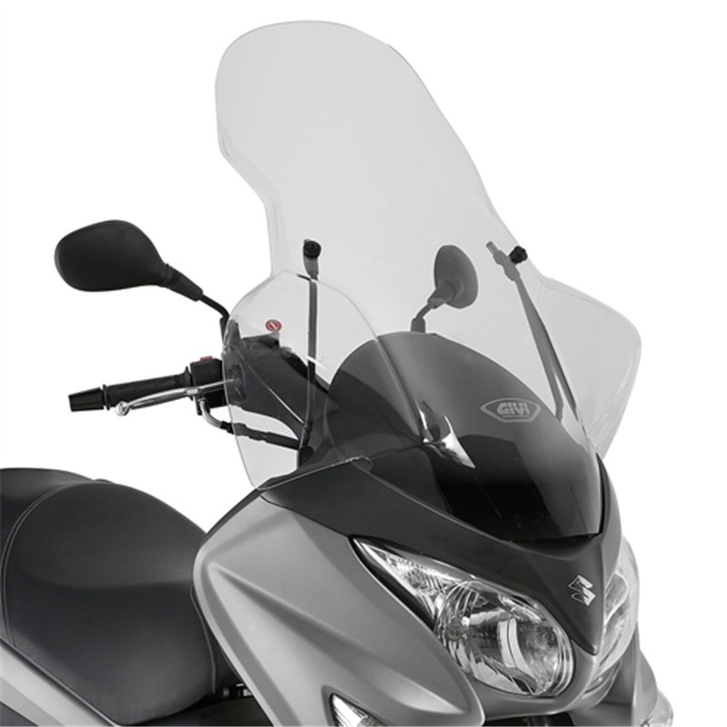 SUZUKI Burgman 125-200 K7-K8-K9-L0-L1-L2-L3 (06 CÚPULA GIVI TRANSPARENTE