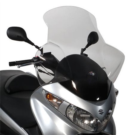 SUZUKI Burgman 125-200 K7-K8-K9-L0-L1-L2-L3 (06 CÚPULA GIVI TRANSPARENTE CON SPOILER