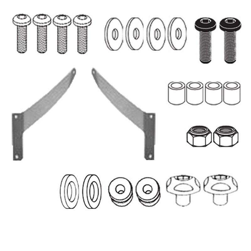 SUZUKI Burgman 400 K7-K8-K9-L0-L1-L2-L3-L4-L5-L ANCLAJES CÚPULA GIVI