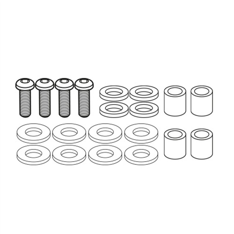 SUZUKI DL 650 V-Strom L2-L3-L4-L5-L6 (11 16) ANCLAJES CÚPULA GIVI