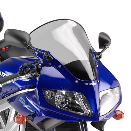 SUZUKI SV 650 / SV 650 S (03 08) CÚPULA GIVI AHUMADO CON SPOILER