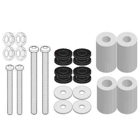 SYM Joymax Z 300 Z E5+ (25) ANCLAJES CÚPULA GIVI