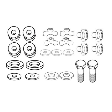 YAMAHA X-MAX 125-250 (10 13) ANCLAJES CÚPULA GIVI