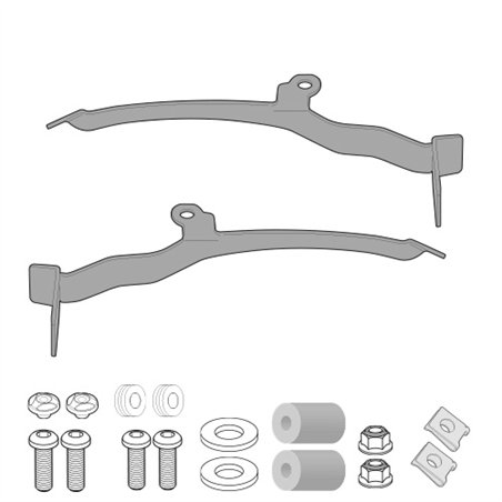 YAMAHA X-MAX 125-250 (14 17) ANCLAJES CÚPULA GIVI
