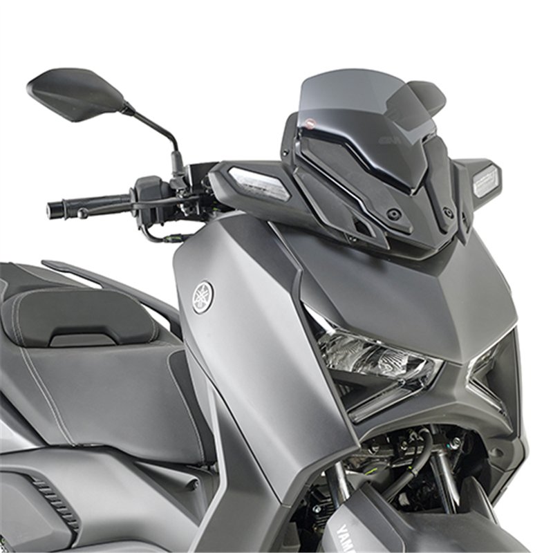 YAMAHA X-Max 125 (23 25) CÚPULA GIVI DEPORTIVA AHUMADO