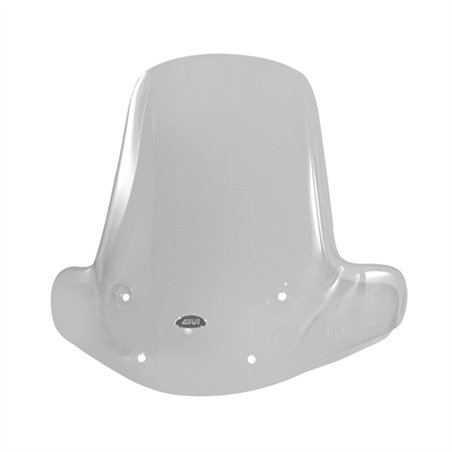 YAMAHA XC 300 Versity (03 07) CÚPULA GIVI TRANSPARENTE CON SPOILER