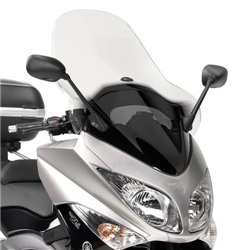 YAMAHA T-MAX 500 (08 11) CÚPULA GIVI TRANSPARENTE CON SPOILER