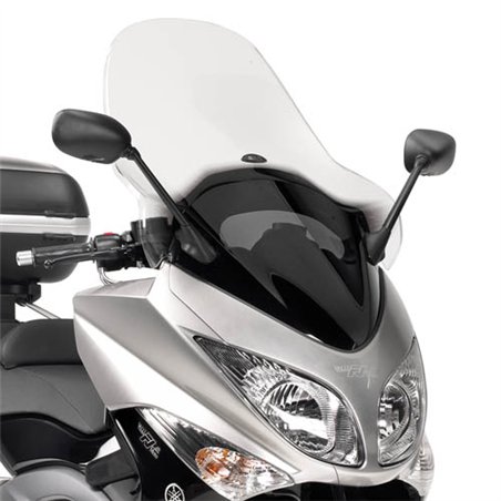 YAMAHA T-MAX 500 (08 11) CÚPULA GIVI TRANSPARENTE CON SPOILER