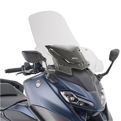 YAMAHA T-MAX 560 (25) CÚPULA GIVI TRANSPARENTE CON SPOILER