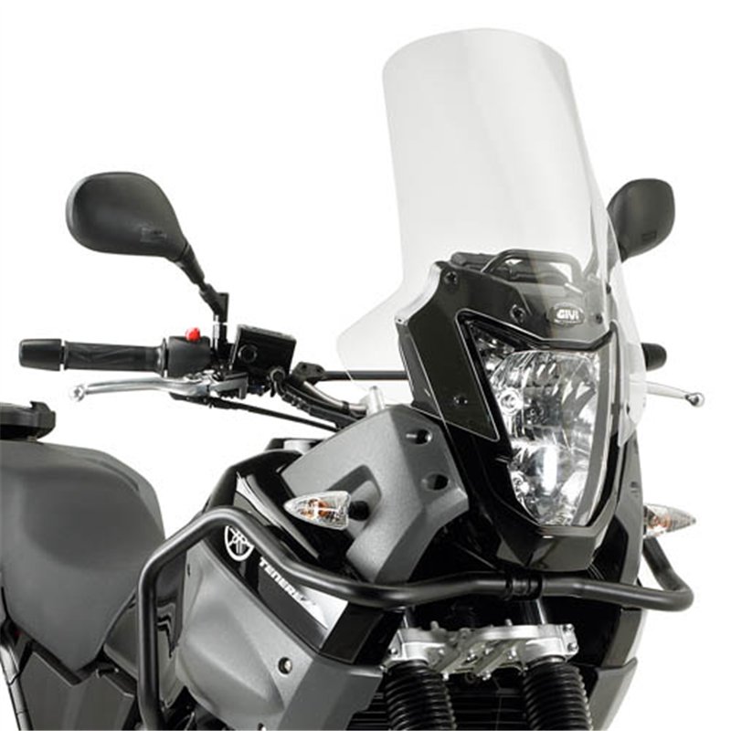 YAMAHA XT 660Z TENERÉ (08 16) CÚPULA GIVI TRANSPARENTE CON SPOILER