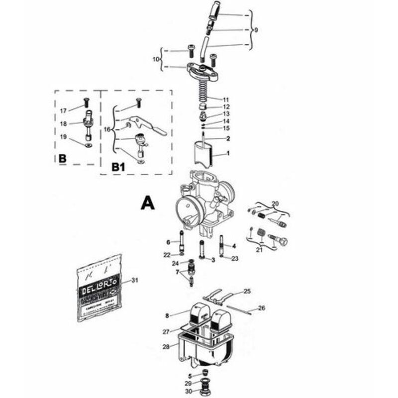 CARBURADOR DELL ORTO VHST 28