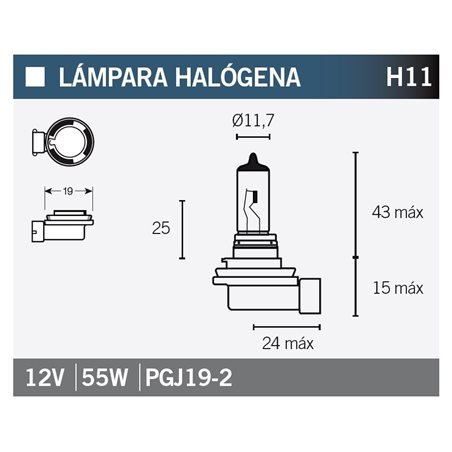LÁMPARA OSRAM H11 64211