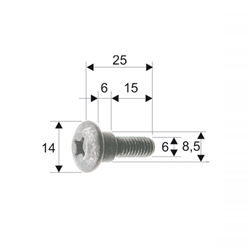 PIAGGIO LIBERTY 1997 - 2005 TORNILLO DE CARROCERÍA