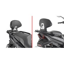 RESPALDO SCOOTER GIVI QJ MOTOR FORT 350 (24 - 25)