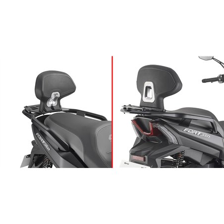RESPALDO SCOOTER GIVI QJ MOTOR FORT 350 (24 - 25)