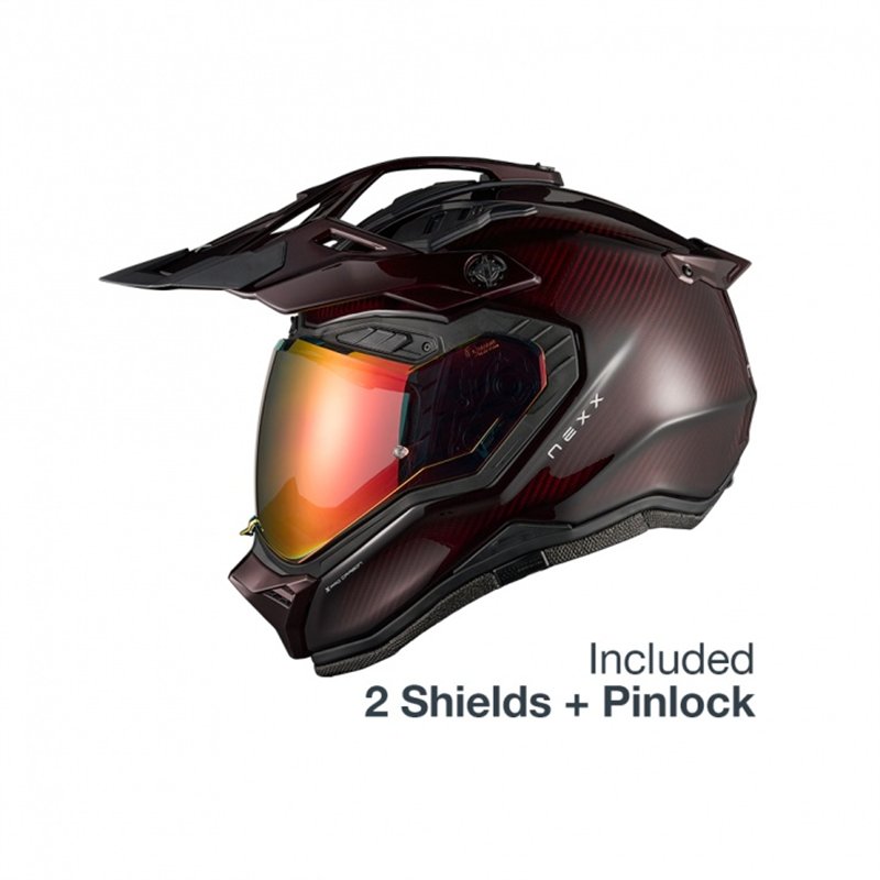 CASCO NEXX X.RALLY NAMIB CARBONO ROJO