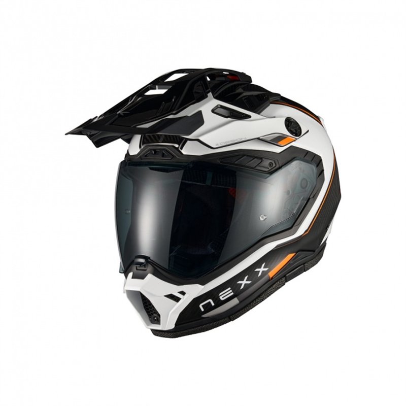 CASCO NEXX X.RALLY RAID BLANCO NARANJA