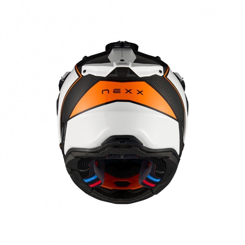 CASCO NEXX X.RALLY RAID BLANCO NARANJA