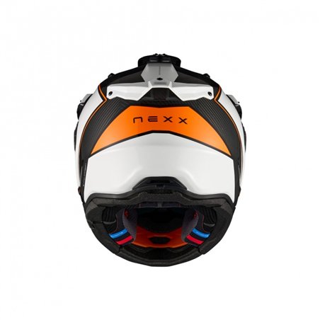 CASCO NEXX X.RALLY RAID BLANCO NARANJA