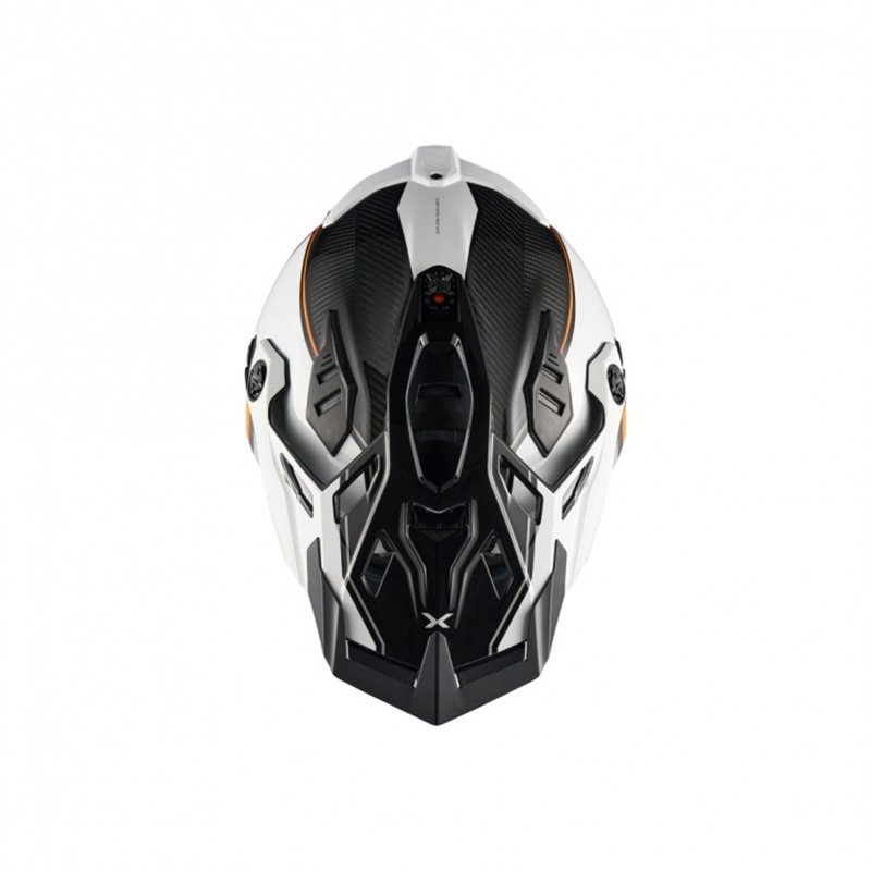 CASCO NEXX X.RALLY RAID BLANCO NARANJA