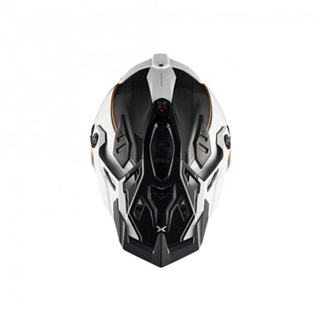 CASCO NEXX X.RALLY RAID BLANCO NARANJA