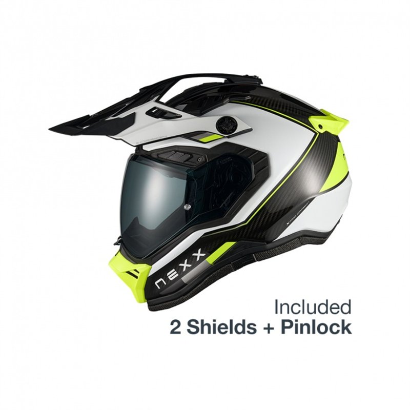 CASCO NEXX X.RALLY RAID BLANCO NEÓN