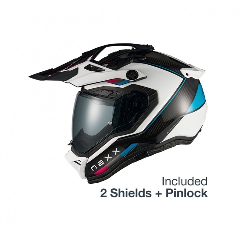 CASCO NEXX X.RALLY RAID AZUL ROSA