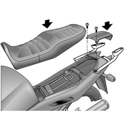 YAMAHA DIVERSION XJ 900 SN 1994 - 2003 ANCLAJES BAUL SHAD