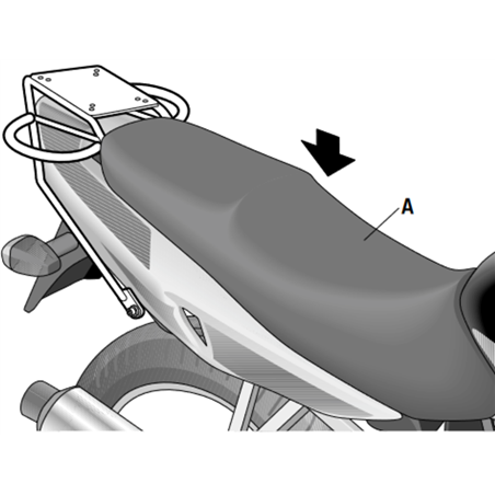 SUZUKI GS500 2001 - 2011 ANCLAJES BAUL SHAD
