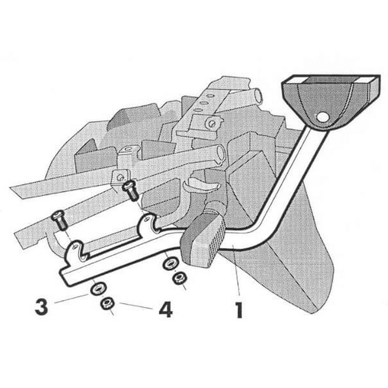 SUZUKI BANDIT 1200 N/S FIJACIÓN TOP MASTER