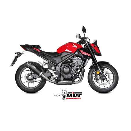 HONDA CB 500 HORNET 2024 - 2024 AK-1 NEGRO CON COPA CARBONO