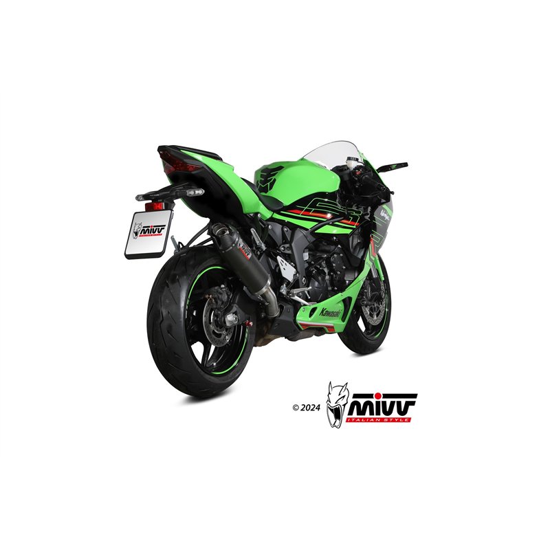 KAWASAKI NINJA ZX-6 R 2021 - 2024 AK-1 CARBONO CON COPA CARBONO
