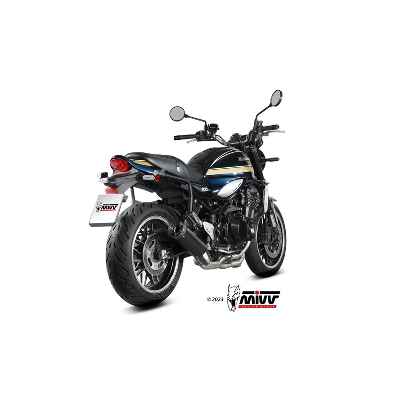 KAWASAKI Z900 RS 2018 - 2024 HR-1 NEGRO CON COPA CARBONO