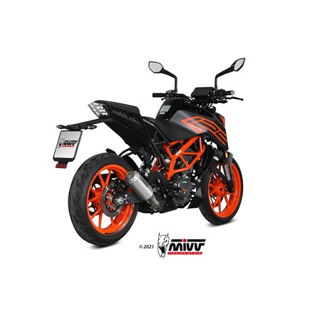 KTM 125 DUKE 2021 - 2023 MK3 ACERO INOX.