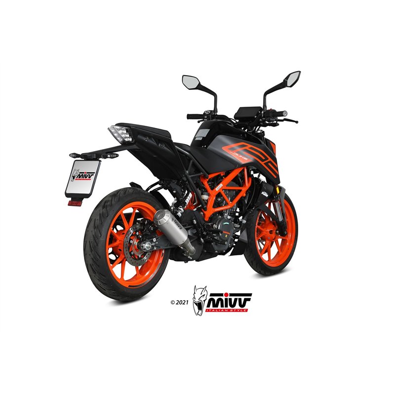 KTM 390 DUKE 2021 - 2023 MK3 ACERO INOX.