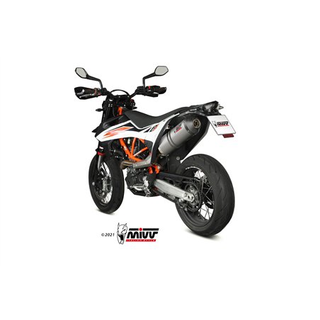 KTM 690 ENDURO R 2019 - 2020 OVAL TITANIO CON COPA CARBONO